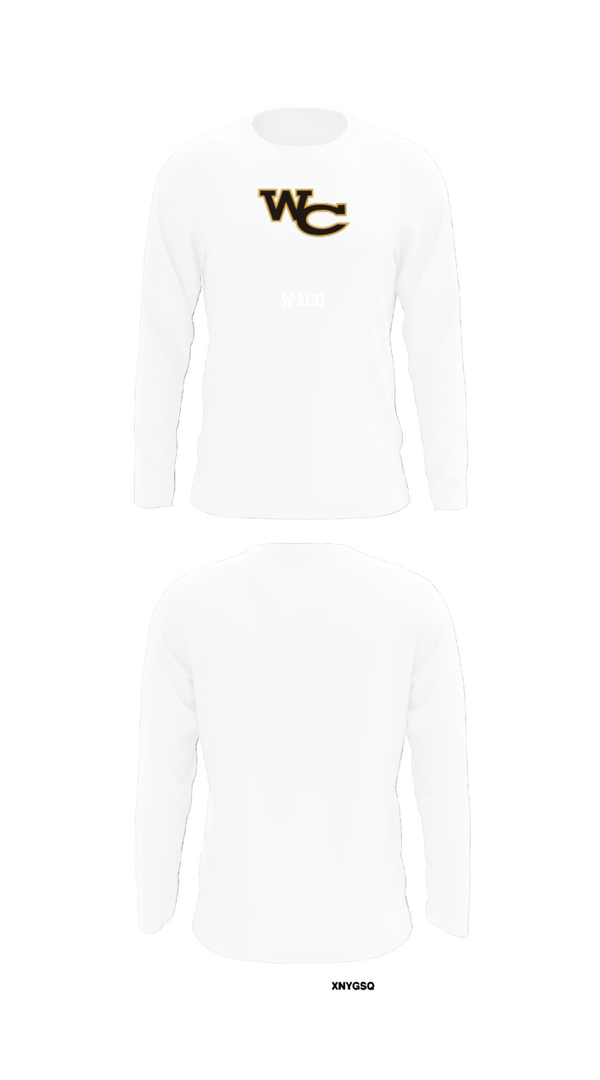 Long Sleeve Performance Shirt, Waco, Men's Basketball, Teamtime, Team time, sublimation, custom sports apparel, team uniforms, spirit wear, spiritwear, sports uniforms, custom shirts, team store, custom team store, fundraiser sports, apparel fundraiser