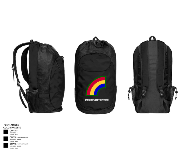 Gear Bag, 42ND Infantry Division, Army, Teamtime, Team time, sublimation, custom sports apparel, team uniforms, spirit wear, spiritwear, sports uniforms, custom shirts, team store, custom team store, fundraiser sports, apparel fundraiser