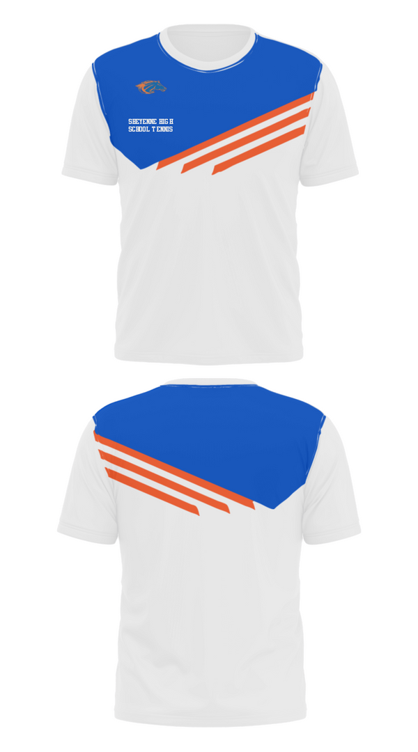 Short Sleeve Performance Shirt, Sheyenne High School Tennis, Tennis, Teamtime, Team time, sublimation, custom sports apparel, team uniforms, spirit wear, spiritwear, sports uniforms, custom shirts, team store, custom team store, fundraiser sports, apparel fundraiser