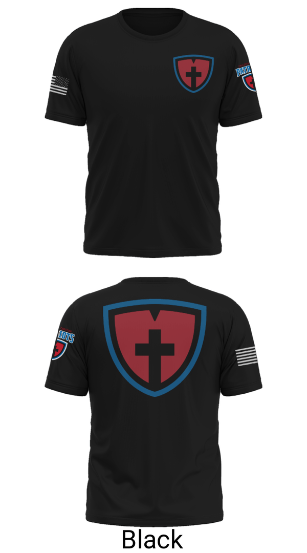 Old School Cotton Feel Shirt, Open Door Christian Schools, , Teamtime, Team time, sublimation, custom sports apparel, team uniforms, spirit wear, spiritwear, sports uniforms, custom shirts, team store, custom team store, fundraiser sports, apparel fundraiser