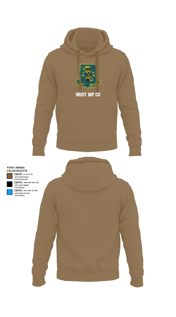 Hoodie, 981st MP CO, , Teamtime, Team time, sublimation, custom sports apparel, team uniforms, spirit wear, spiritwear, sports uniforms, custom shirts, team store, custom team store, fundraiser sports, apparel fundraiser