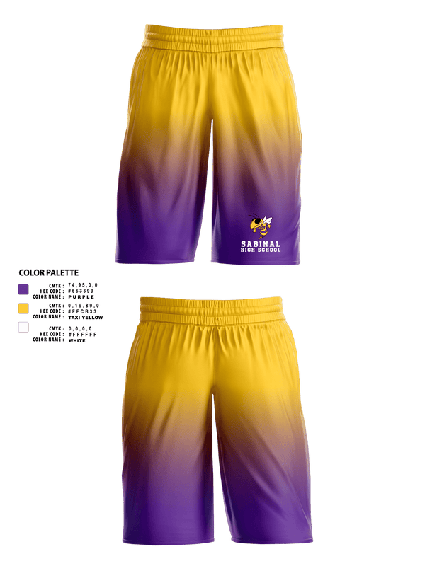 Mens Basketball Shorts, Sabinal High School Basketball, Men's Basketball, Teamtime, Team time, sublimation, custom sports apparel, team uniforms, spirit wear, spiritwear, sports uniforms, custom shirts, team store, custom team store, fundraiser sports, apparel fundraiser