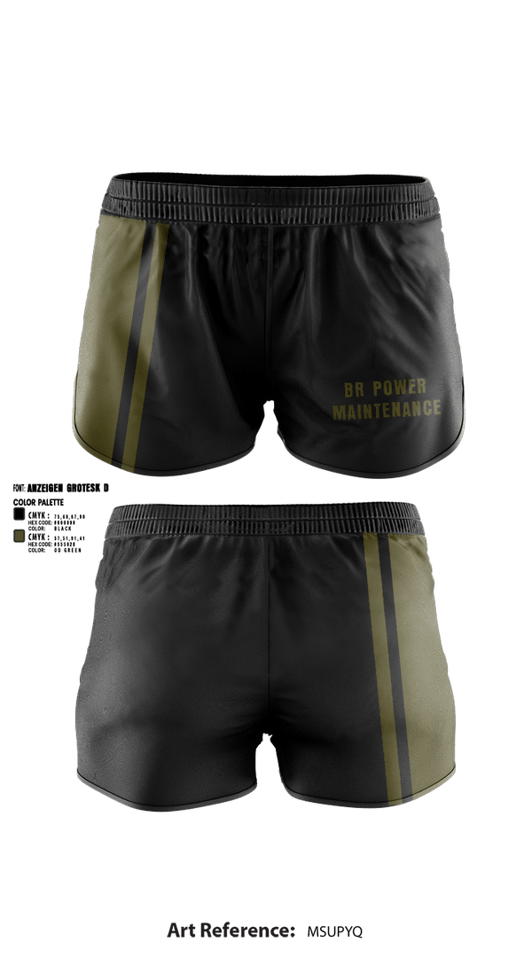 Womens Shorts, br power maintenance, , Teamtime, Team time, sublimation, custom sports apparel, team uniforms, spirit wear, spiritwear, sports uniforms, custom shirts, team store, custom team store, fundraiser sports, apparel fundraiser