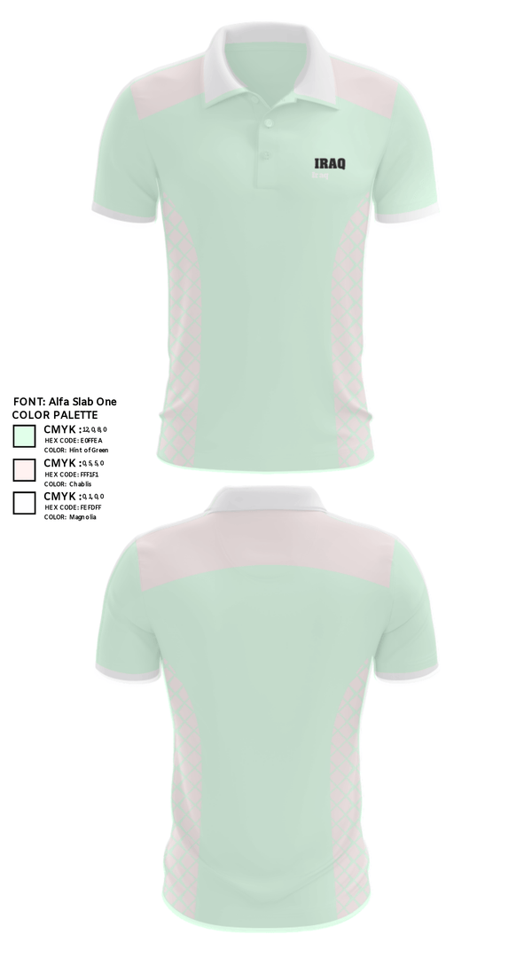 Short Sleeve Performance Polo, Iraq, Men's Soccer, Teamtime, Team time, sublimation, custom sports apparel, team uniforms, spirit wear, spiritwear, sports uniforms, custom shirts, team store, custom team store, fundraiser sports, apparel fundraiser