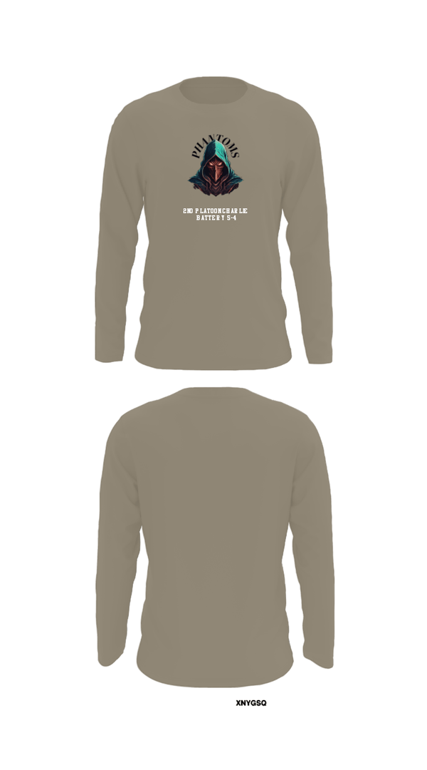 Long Sleeve Performance Shirt, 2nd Platoon Charlie Battery 5-4, Army, Teamtime, Team time, sublimation, custom sports apparel, team uniforms, spirit wear, spiritwear, sports uniforms, custom shirts, team store, custom team store, fundraiser sports, apparel fundraiser