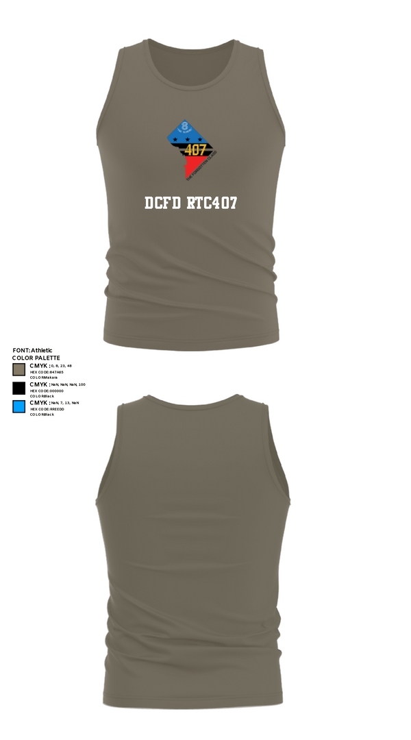 Tank Top, Rescue Engine 56DCFD RTC407, Fire Department, Teamtime, Team time, sublimation, custom sports apparel, team uniforms, spirit wear, spiritwear, sports uniforms, custom shirts, team store, custom team store, fundraiser sports, apparel fundraiser
