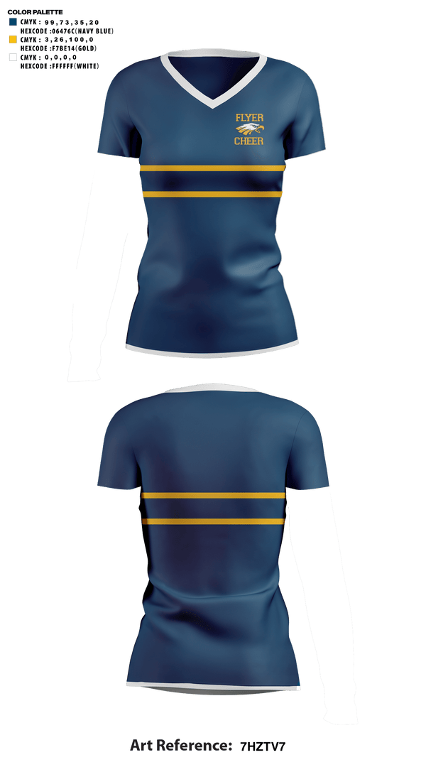 Womens Short Sleeve Vneck Shirt, Franklin County High School Cheer, Cheer, Teamtime, Team time, sublimation, custom sports apparel, team uniforms, spirit wear, spiritwear, sports uniforms, custom shirts, team store, custom team store, fundraiser sports, apparel fundraiser