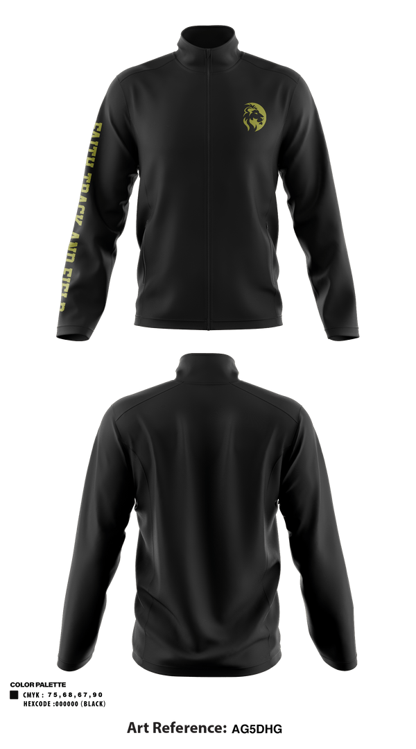 Fleece Jacket, Faith Christian School Track and Field, Track & Field, Teamtime, Team time, sublimation, custom sports apparel, team uniforms, spirit wear, spiritwear, sports uniforms, custom shirts, team store, custom team store, fundraiser sports, apparel fundraiser