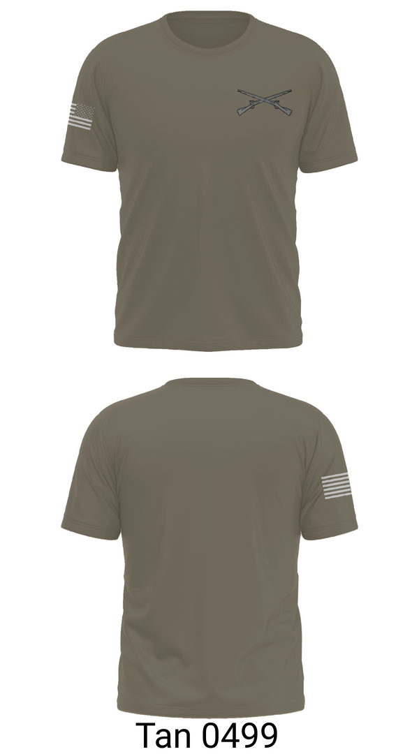 Old School Cotton Feel Shirt, C-CO 1-178 INF, , Teamtime, Team time, sublimation, custom sports apparel, team uniforms, spirit wear, spiritwear, sports uniforms, custom shirts, team store, custom team store, fundraiser sports, apparel fundraiser