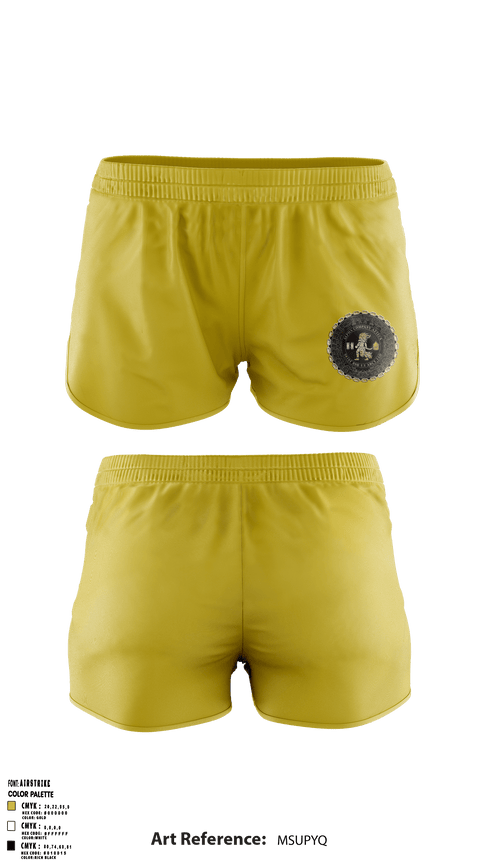 Womens Shorts, ALPHA COMPANY, Army, Teamtime, Team time, sublimation, custom sports apparel, team uniforms, spirit wear, spiritwear, sports uniforms, custom shirts, team store, custom team store, fundraiser sports, apparel fundraiser