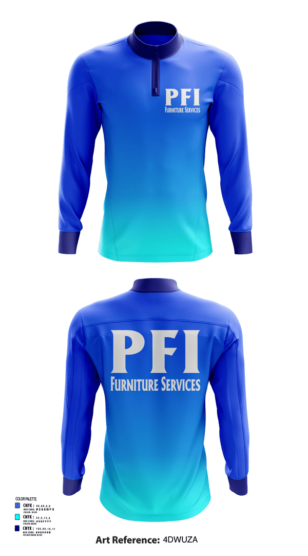 Quarter Zip Jacket, Prime Furniture Installation, , Teamtime, Team time, sublimation, custom sports apparel, team uniforms, spirit wear, spiritwear, sports uniforms, custom shirts, team store, custom team store, fundraiser sports, apparel fundraiser