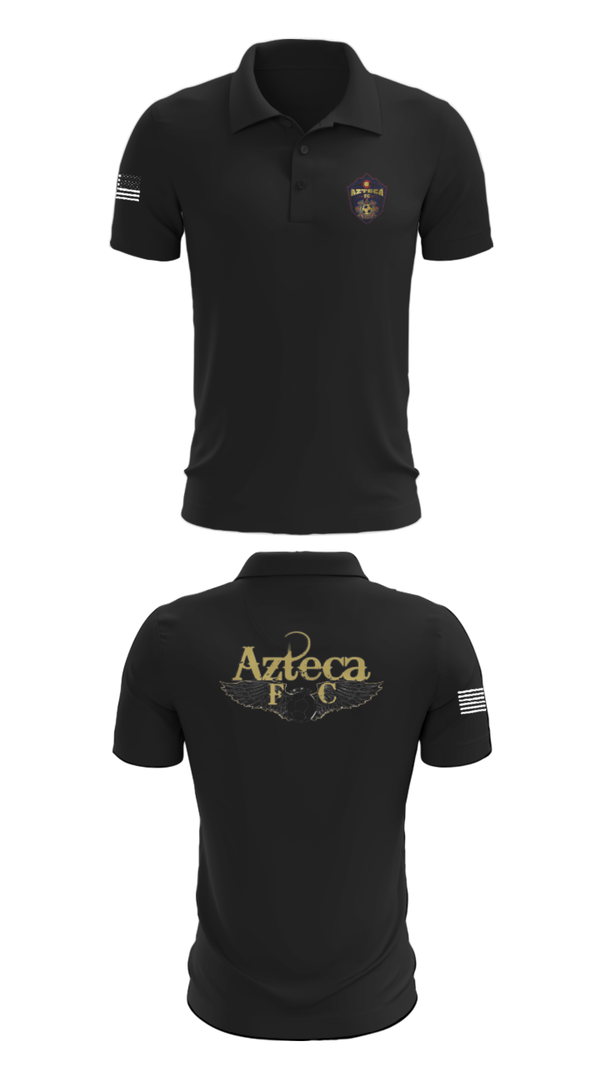 Short Sleeve Performance Polo, Azteca, Men's Soccer, Teamtime, Team time, sublimation, custom sports apparel, team uniforms, spirit wear, spiritwear, sports uniforms, custom shirts, team store, custom team store, fundraiser sports, apparel fundraiser