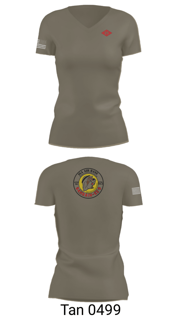 Womens Short Sleeve Vneck Shirt, NMCB 25 CTG 56.2, Navy, Teamtime, Team time, sublimation, custom sports apparel, team uniforms, spirit wear, spiritwear, sports uniforms, custom shirts, team store, custom team store, fundraiser sports, apparel fundraiser