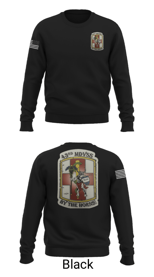 Crew Neck Sweatshirt, 43rd Medical Detachment, , Teamtime, Team time, sublimation, custom sports apparel, team uniforms, spirit wear, spiritwear, sports uniforms, custom shirts, team store, custom team store, fundraiser sports, apparel fundraiser