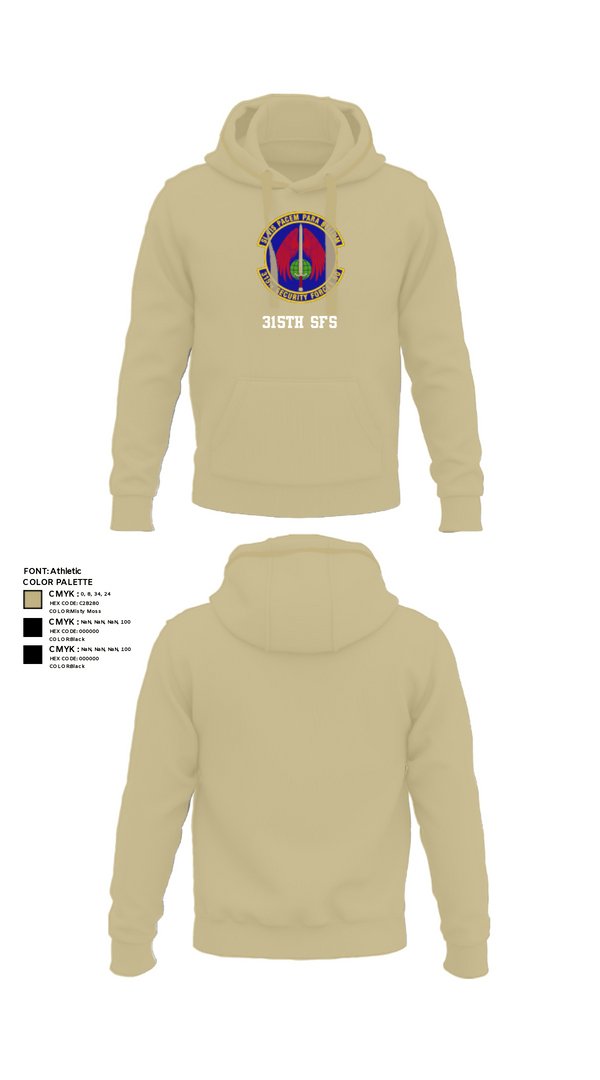 Hoodie, 315th SFS, Air Force, Teamtime, Team time, sublimation, custom sports apparel, team uniforms, spirit wear, spiritwear, sports uniforms, custom shirts, team store, custom team store, fundraiser sports, apparel fundraiser