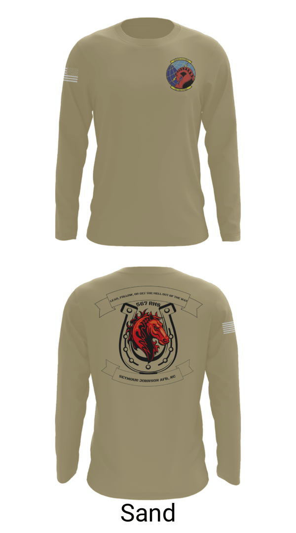 Long Sleeve Performance Shirt, 567 red horse, Air Force, Teamtime, Team time, sublimation, custom sports apparel, team uniforms, spirit wear, spiritwear, sports uniforms, custom shirts, team store, custom team store, fundraiser sports, apparel fundraiser