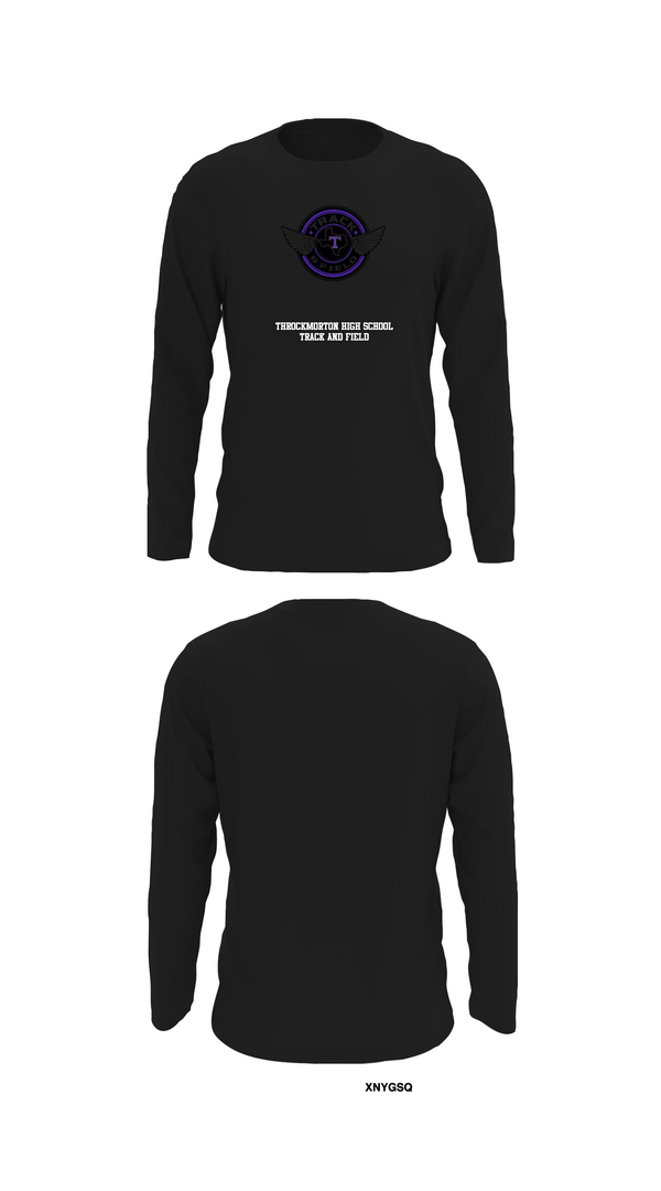 Long Sleeve Performance Shirt, Throckmorton High School Track and Field, Track & Field, Teamtime, Team time, sublimation, custom sports apparel, team uniforms, spirit wear, spiritwear, sports uniforms, custom shirts, team store, custom team store, fundraiser sports, apparel fundraiser