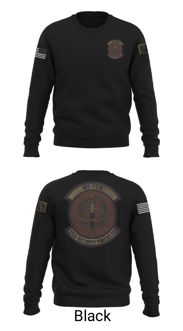 Crew Neck Sweatshirt, 153 SFS, Air Force, Teamtime, Team time, sublimation, custom sports apparel, team uniforms, spirit wear, spiritwear, sports uniforms, custom shirts, team store, custom team store, fundraiser sports, apparel fundraiser
