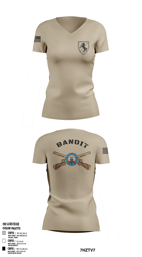 Womens Short Sleeve Vneck Shirt, Bandit TroopBandit Troop 2.0, Army, Teamtime, Team time, sublimation, custom sports apparel, team uniforms, spirit wear, spiritwear, sports uniforms, custom shirts, team store, custom team store, fundraiser sports, apparel fundraiser