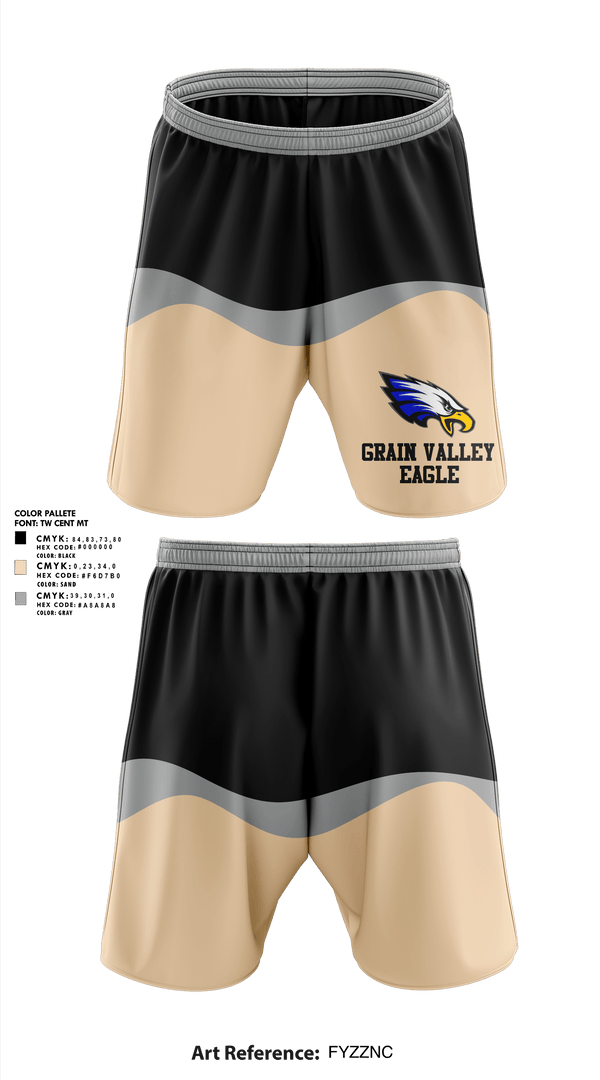 Athletic Shorts With Pockets, Grain valley eagle, Track & Field, Teamtime, Team time, sublimation, custom sports apparel, team uniforms, spirit wear, spiritwear, sports uniforms, custom shirts, team store, custom team store, fundraiser sports, apparel fundraiser