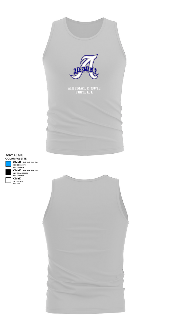 Tank Top, Albemarle Youth Football, Football, Teamtime, Team time, sublimation, custom sports apparel, team uniforms, spirit wear, spiritwear, sports uniforms, custom shirts, team store, custom team store, fundraiser sports, apparel fundraiser
