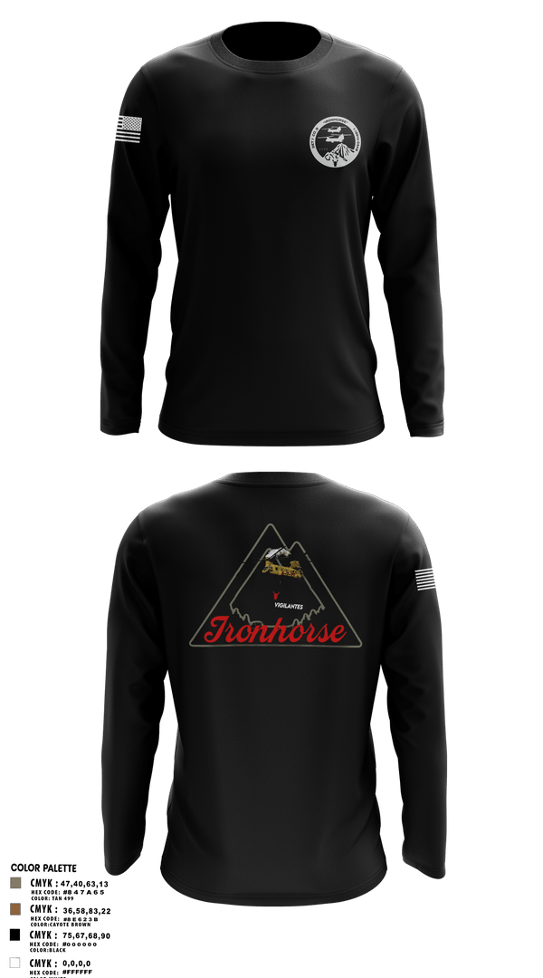 Long Sleeve Performance Polo, Bco 1-189th, Army, Teamtime, Team time, sublimation, custom sports apparel, team uniforms, spirit wear, spiritwear, sports uniforms, custom shirts, team store, custom team store, fundraiser sports, apparel fundraiser