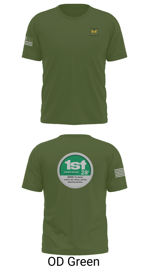 Short Sleeve Performance Shirt, 28th MP Company, National Guard, Teamtime, Team time, sublimation, custom sports apparel, team uniforms, spirit wear, spiritwear, sports uniforms, custom shirts, team store, custom team store, fundraiser sports, apparel fundraiser