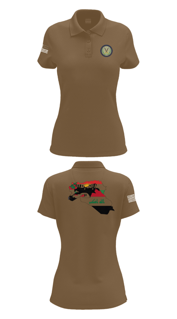 Women's Short Sleeve Performance Polo, 44th ICBT, National Guard, Teamtime, Team time, sublimation, custom sports apparel, team uniforms, spirit wear, spiritwear, sports uniforms, custom shirts, team store, custom team store, fundraiser sports, apparel fundraiser
