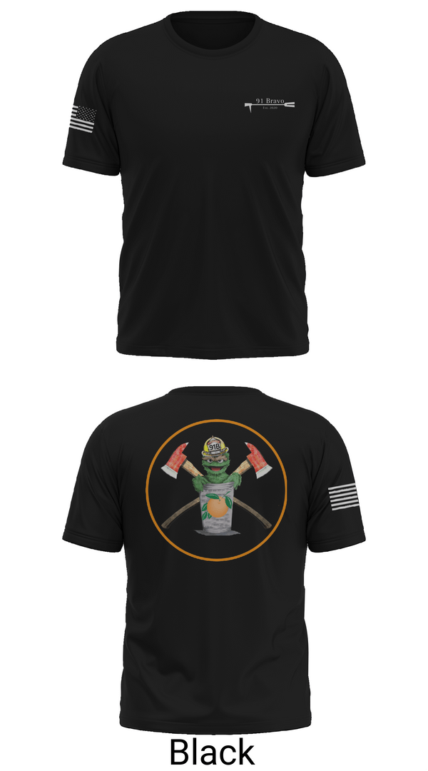 Old School Cotton Feel Shirt, 91 Bravo, Fire Department, Teamtime, Team time, sublimation, custom sports apparel, team uniforms, spirit wear, spiritwear, sports uniforms, custom shirts, team store, custom team store, fundraiser sports, apparel fundraiser
