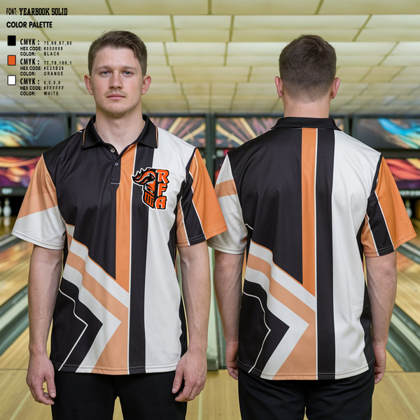 Short Sleeve Bowling Jersey, RFA, Bowling, Teamtime, Team time, sublimation, custom sports apparel, team uniforms, spirit wear, spiritwear, sports uniforms, custom shirts, team store, custom team store, fundraiser sports, apparel fundraiser