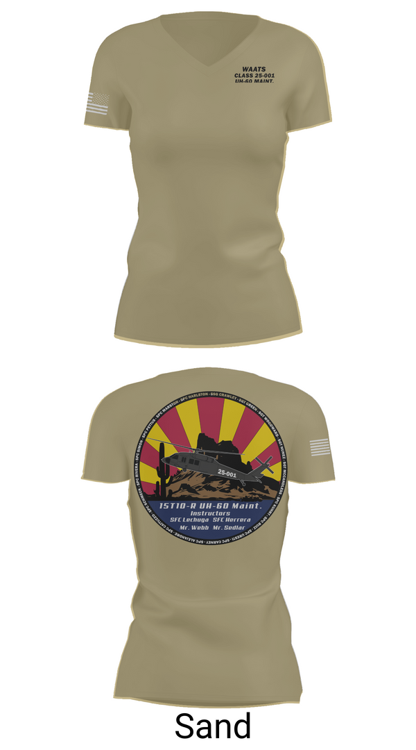 Womens Short Sleeve Vneck Shirt, WAATS 15T10 CLASS 25-001, , Teamtime, Team time, sublimation, custom sports apparel, team uniforms, spirit wear, spiritwear, sports uniforms, custom shirts, team store, custom team store, fundraiser sports, apparel fundraiser
