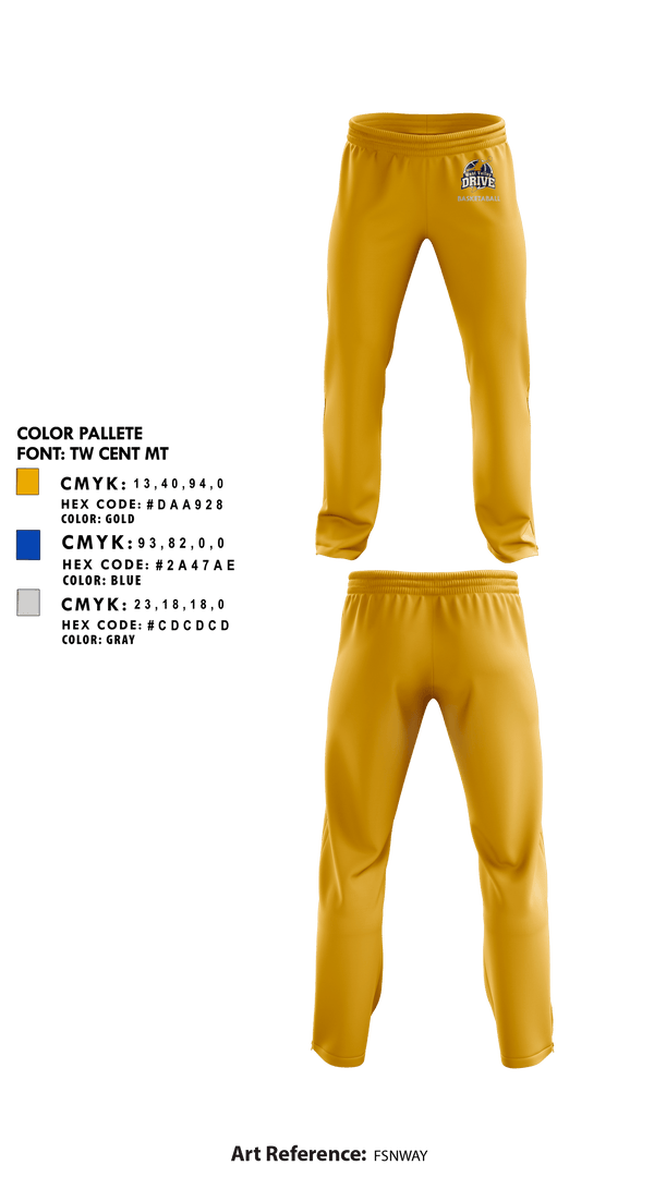 Sweatpants, West Valley Drive Basketball, Men's Basketball, Teamtime, Team time, sublimation, custom sports apparel, team uniforms, spirit wear, spiritwear, sports uniforms, custom shirts, team store, custom team store, fundraiser sports, apparel fundraiser