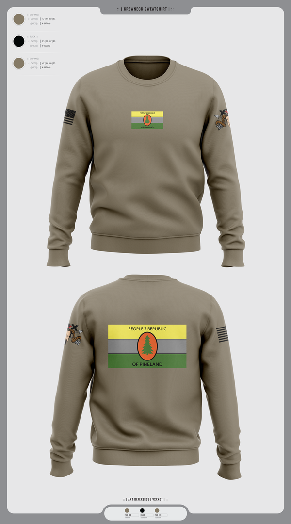 Crew Neck Sweatshirt, 5/19th SFG, National Guard, Teamtime, Team time, sublimation, custom sports apparel, team uniforms, spirit wear, spiritwear, sports uniforms, custom shirts, team store, custom team store, fundraiser sports, apparel fundraiser