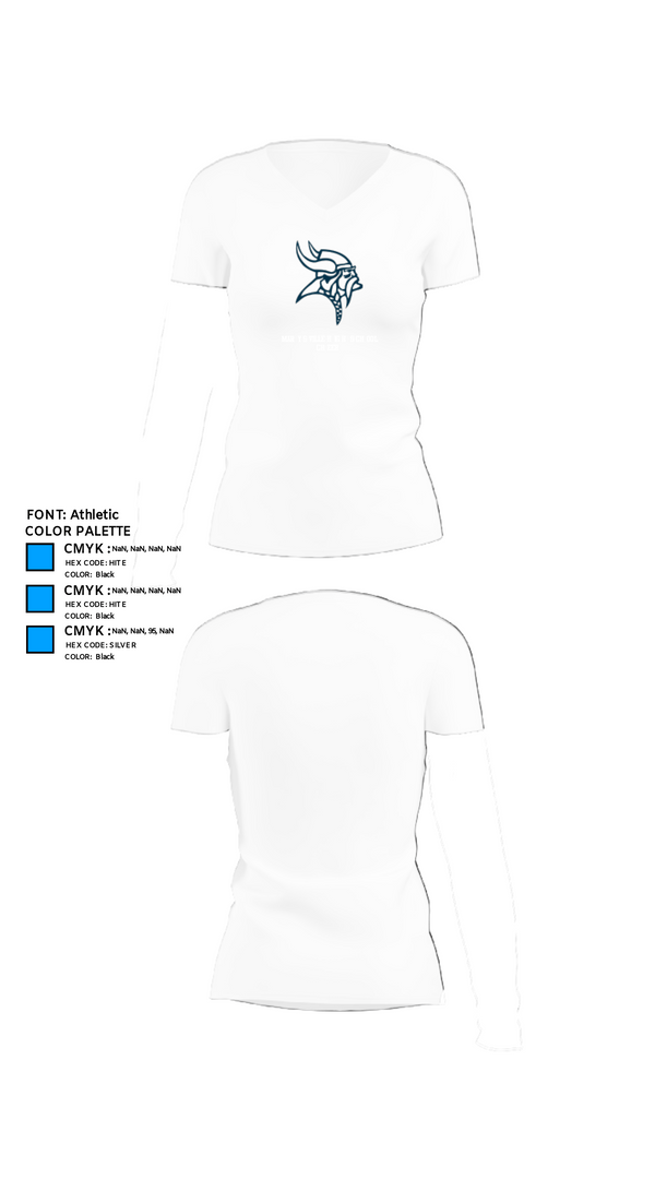 Womens Short Sleeve Vneck Shirt, Marysville High School Cheer, Cheer, Teamtime, Team time, sublimation, custom sports apparel, team uniforms, spirit wear, spiritwear, sports uniforms, custom shirts, team store, custom team store, fundraiser sports, apparel fundraiser
