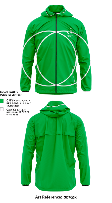 Windbreaker, Pierce City High School Band, Spirit Store, Teamtime, Team time, sublimation, custom sports apparel, team uniforms, spirit wear, spiritwear, sports uniforms, custom shirts, team store, custom team store, fundraiser sports, apparel fundraiser