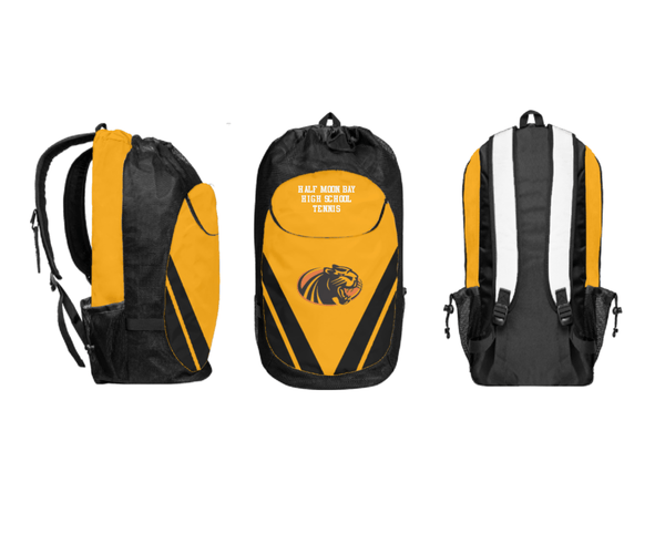 Gear Bag, Half Moon Bay High School Tennis, Tennis, Teamtime, Team time, sublimation, custom sports apparel, team uniforms, spirit wear, spiritwear, sports uniforms, custom shirts, team store, custom team store, fundraiser sports, apparel fundraiser