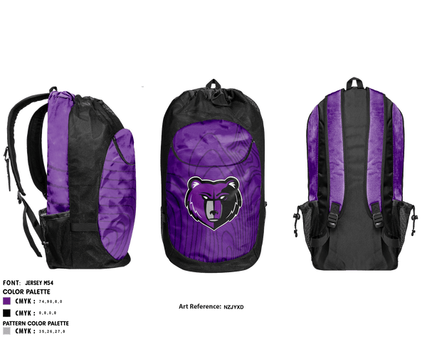 Gear Bag, Rocky Mountain High School Soccer, Men's Soccer, Teamtime, Team time, sublimation, custom sports apparel, team uniforms, spirit wear, spiritwear, sports uniforms, custom shirts, team store, custom team store, fundraiser sports, apparel fundraiser