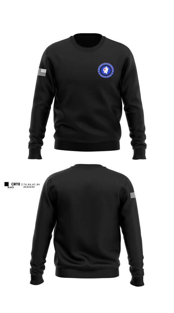 Crew Neck Sweatshirt, 5/87th, , Teamtime, Team time, sublimation, custom sports apparel, team uniforms, spirit wear, spiritwear, sports uniforms, custom shirts, team store, custom team store, fundraiser sports, apparel fundraiser