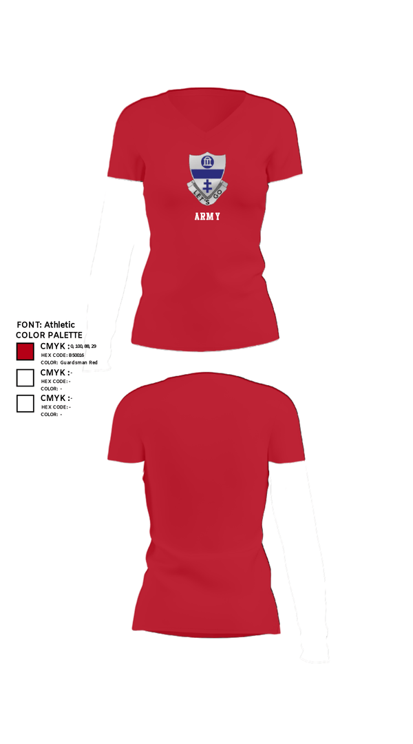 Women's Short Sleeve Vneck Shirt, Golf Company 1-325 AIR, Army, Teamtime, Team time, sublimation, custom sports apparel, team uniforms, spirit wear, spiritwear, sports uniforms, custom shirts, team store, custom team store, fundraiser sports, apparel fundraiser