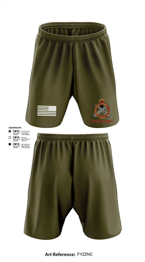 Athletic Shorts With Pockets, 758th SMC, Army, Teamtime, Team time, sublimation, custom sports apparel, team uniforms, spirit wear, spiritwear, sports uniforms, custom shirts, team store, custom team store, fundraiser sports, apparel fundraiser