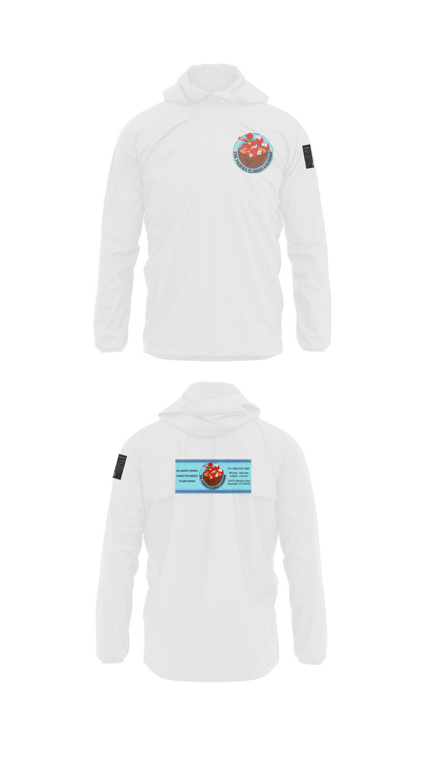Windbreaker, The Pasifika Islander Kava Bar, , Teamtime, Team time, sublimation, custom sports apparel, team uniforms, spirit wear, spiritwear, sports uniforms, custom shirts, team store, custom team store, fundraiser sports, apparel fundraiser