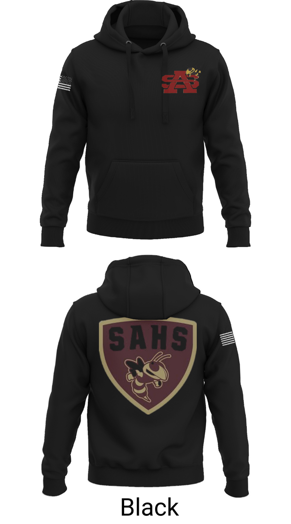 Hoodie, St Augustine Yellow Jackets, Swimming, Teamtime, Team time, sublimation, custom sports apparel, team uniforms, spirit wear, spiritwear, sports uniforms, custom shirts, team store, custom team store, fundraiser sports, apparel fundraiser