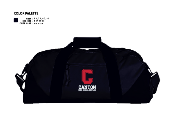 Duffle Bag, Canton Bowling, Bowling, Teamtime, Team time, sublimation, custom sports apparel, team uniforms, spirit wear, spiritwear, sports uniforms, custom shirts, team store, custom team store, fundraiser sports, apparel fundraiser