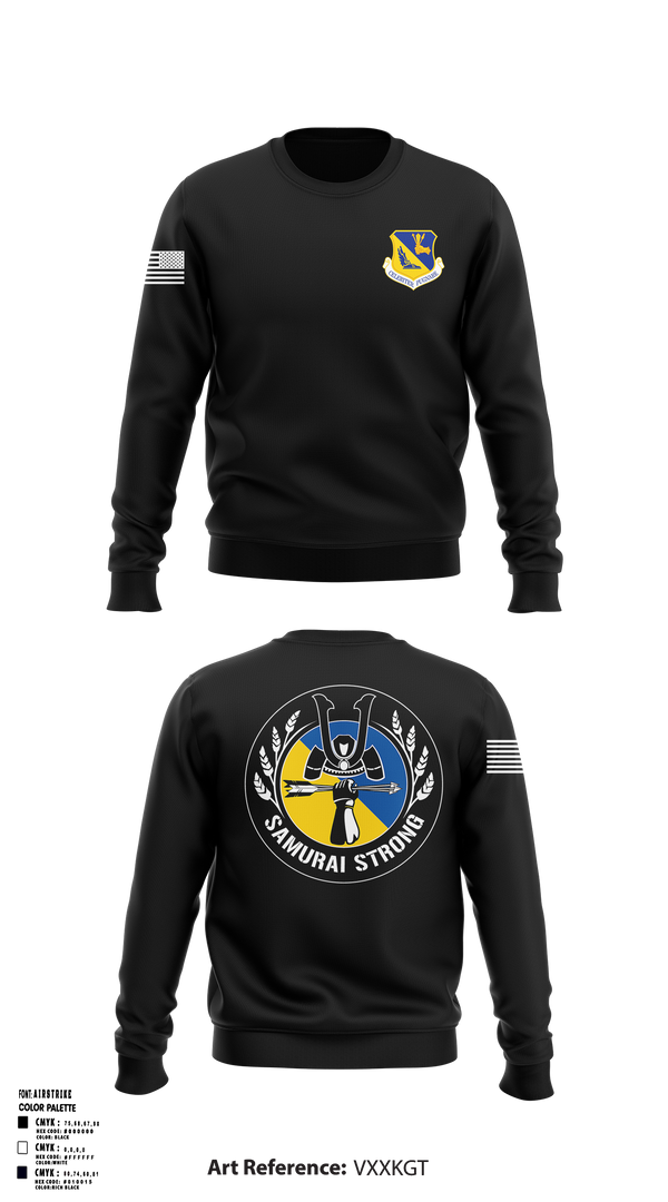 Crew Neck Sweatshirt, 374 Airlift Wing, Air Force, Teamtime, Team time, sublimation, custom sports apparel, team uniforms, spirit wear, spiritwear, sports uniforms, custom shirts, team store, custom team store, fundraiser sports, apparel fundraiser