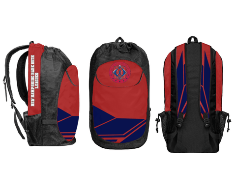 Gear Bag, New Hampshire Babe Ruth Leagues, Baseball, Teamtime, Team time, sublimation, custom sports apparel, team uniforms, spirit wear, spiritwear, sports uniforms, custom shirts, team store, custom team store, fundraiser sports, apparel fundraiser