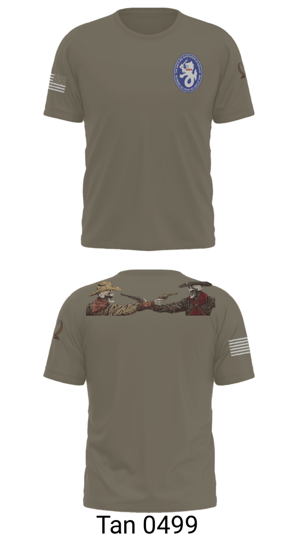 Old School Cotton Feel Shirt, 1-194 C Co, National Guard, Teamtime, Team time, sublimation, custom sports apparel, team uniforms, spirit wear, spiritwear, sports uniforms, custom shirts, team store, custom team store, fundraiser sports, apparel fundraiser
