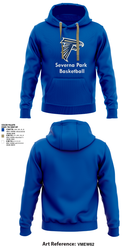 Hoodie, Severna Park High School Basketball, Women's Basketball, Teamtime, Team time, sublimation, custom sports apparel, team uniforms, spirit wear, spiritwear, sports uniforms, custom shirts, team store, custom team store, fundraiser sports, apparel fundraiser