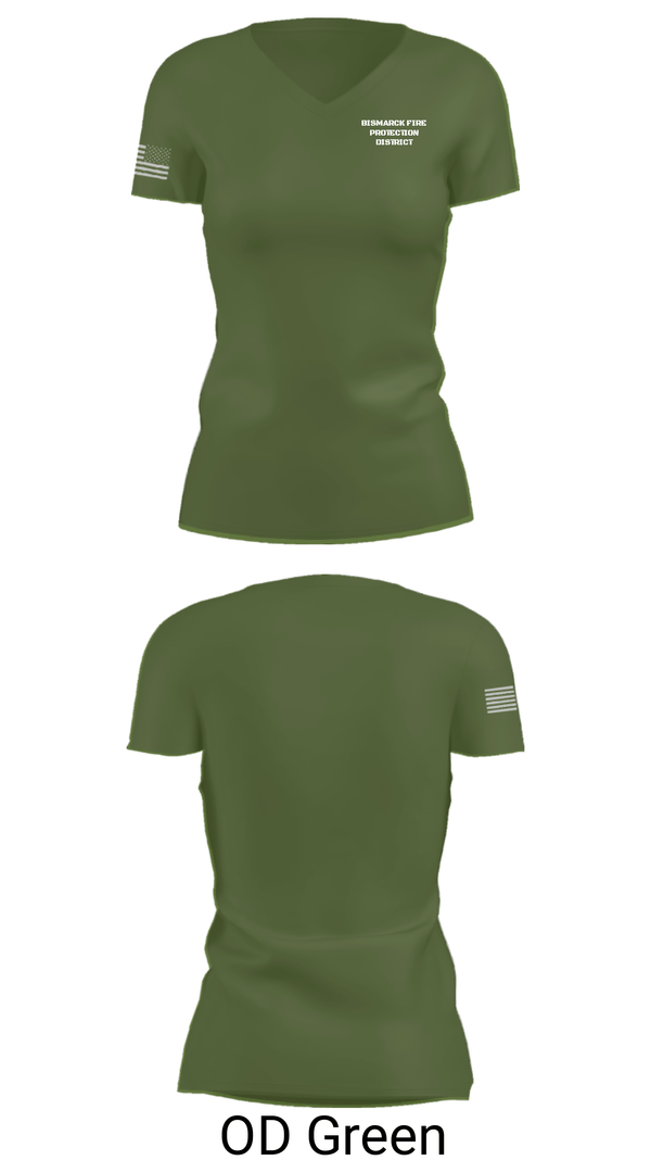 Women's Short Sleeve Vneck Shirt, Bismarck fire protection districtBISMARCK FIRE PROTECTION DISTRICT, Fire Department, Teamtime, Team time, sublimation, custom sports apparel, team uniforms, spirit wear, spiritwear, sports uniforms, custom shirts, team store, custom team store, fundraiser sports, apparel fundraiser