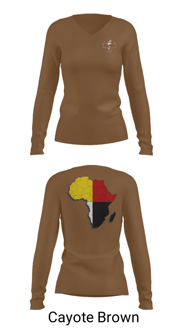 Women's Long Sleeve Vneck Shirt, Med shed, Army, Teamtime, Team time, sublimation, custom sports apparel, team uniforms, spirit wear, spiritwear, sports uniforms, custom shirts, team store, custom team store, fundraiser sports, apparel fundraiser