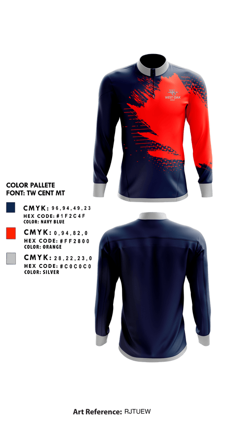 Quarter Zip Jacket, West Oak High School Golf, Golf, Teamtime, Team time, sublimation, custom sports apparel, team uniforms, spirit wear, spiritwear, sports uniforms, custom shirts, team store, custom team store, fundraiser sports, apparel fundraiser